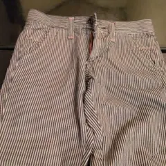 ワークパンツ ストライプ