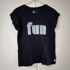 GAP Kids fun プリント Tシャツ ブラック XL(12)