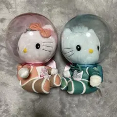 ハローキティ 宇宙服 ぬいぐるみ 2点セット - メルカリ