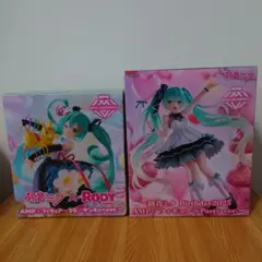 [新品未開封]AMP＋ 初音ミク フィギュア ２個セット