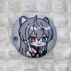 カラフルピーチ どぬく 刺繍缶バッジ