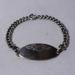 マ*ン様 USNAVY ゴールドエンブレム ブレスレット ビンテージ WWII マ*ン様 USNAVY ゴールドエンブレム ブレスレット ビンテージ WWII