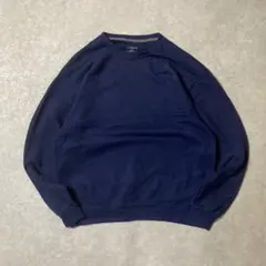 ヴィンテージ90s〜00s フルーツオブザルーム無地スウェットプレーンネイビー
