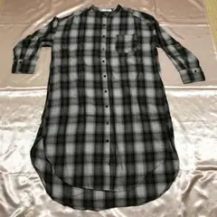 ロングシャツワンピース