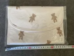 ジェラートピケ 母子手帳ケース　くま柄　ピンク