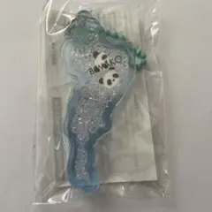 琵琶湖アクリルキーホルダー　草津道の駅　パンダ　 水色