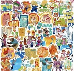 ズートピア　ステッカー　シール　50枚セット　ディズニー