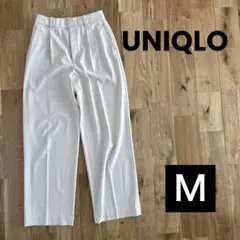 UNIQLO ユニクロ　タックワイドパンツ　ナチュラル　Ｍサイズ