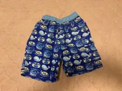 【まとめ買いオススメ】クジラ柄 青水着 110cm