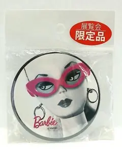 バービー Barbie 展覧会限定品「Barbie 缶ミラー」未使用