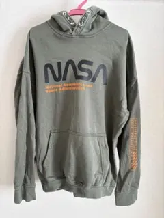 H&M NASA パーカー、パパンツセット カーキ 158cm