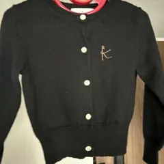 組曲　黒ニットカーディガン　SS（90-100cm）