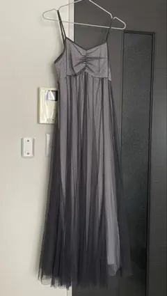 S*A様 ドット柄チュールキャミワンピース