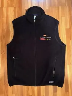 パタゴニア シンチラ フリースベスト ブラック L 古着 Patagonia