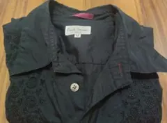 Paul Smith LONDON 長袖シャツ ブラック 刺繍 Mのサムネイル