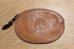 IL BISONTE（イルビゾンテ） コインケース　ヤケヌメ（キャメル）