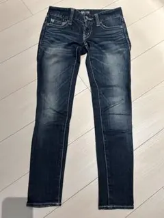 moussy ダークブルー スキニーパンツ