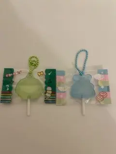 サンリオ　カラフル　キーホルダー　シナモン　ポチャッコ