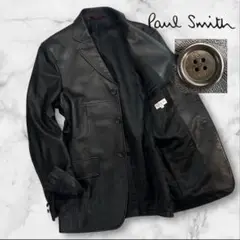 ポールスミス　レザージャケット　ブラック　L　キムタク　HERO 極美品 Lサイズ相応 木村拓哉 着用 HERO Paul Smith ポール