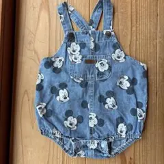 ミッキーマウス デニムオーバーオール 95cm以下