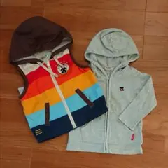 ミキハウス パーカー ベスト 90 まとめ売り