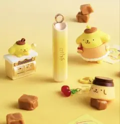 新品 韓国限定超レア ポムポムプリン キーリング付 リップバーム 