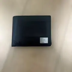 CK CALVIN KLEIN ブラック 二つ折り財布