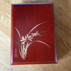 金箔 花鳥文様 文箱 最終 - メルカリ