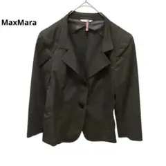 MaxMara テーラードジャケット ブラウン 36 コットン