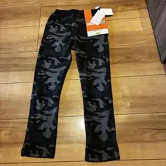 新品未使用　スウェットパンツ　裏生地　長ズボン　120cm 迷彩　黒　しまむら