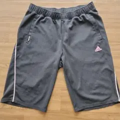 adidas グレー ハーフパンツLサイズ