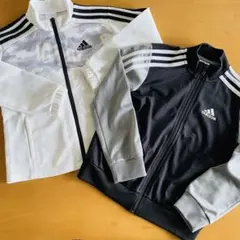adidas ジャージ ホワイト・ブラック 120