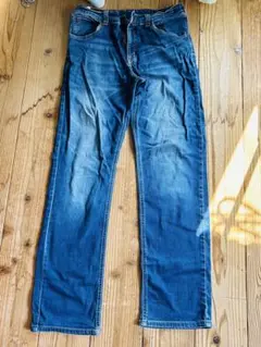 EDWIN ストレートジーンズ 青