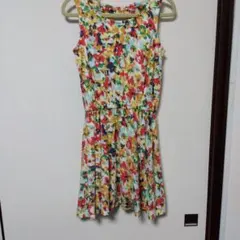 repipi armario 花柄ノースリーブワンピース S