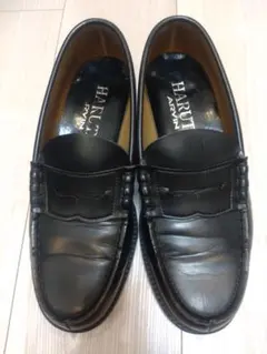 HARUTA ブラック ローファー