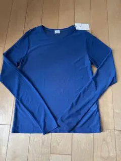 タグ付きgreen label relaxing コバルトブルー 長袖Tシャツ