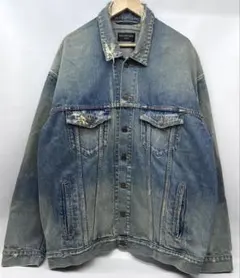 BALENCIAGA 2022年 28万円 デストロイGジャン デニム ダメージ - メルカリ