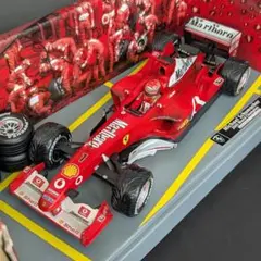 希少マテル1/18 F2004M.シューマッハ オールタイム キャリア レコード