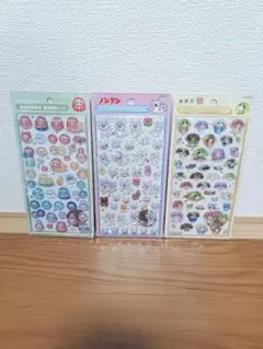 BONBON DROP シール 3種セット ノンタン お茶犬　だるま