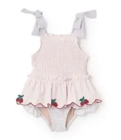 プティマイン　いちご　ピンク　水着(女の子) 80-90cm