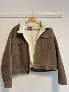 earth music & ecology ボアジャケット ブラウン