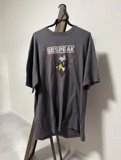 ジーナシス グレー グラフィックプリント Tシャツ Lサイズ