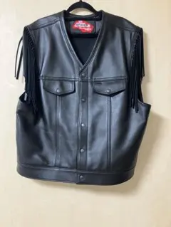 81 SUPPORT レザー クラブ ベスト S HA ヘルズエンジェルズ - メルカリ