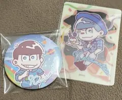 おそ松さん 十四松 カラ松 缶バッジセット 100均 - メルカリ