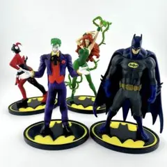 バットマン フィギュアセット ジョーカー ハーレイクイン ポイズンアイビー DC