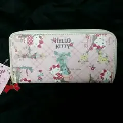 ハローキティ　ウォレット　長財布　新品　　　タグ付き　ピンクの財布で恋愛運⤴⤴