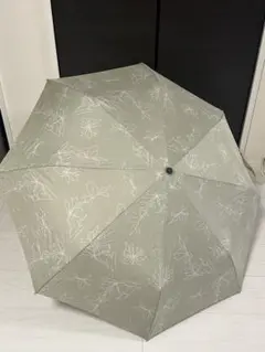 RANDA 折りたたみ日傘 花柄 オリーブグリーン