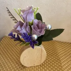 仏花　お供え花　仏壇　花束　造花　フラワーベース付