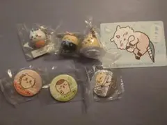 くら寿司 ちいかわ うさぎ くりまんじゅう フィギュア　キーホルダー　缶バッジ