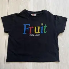 Fruit of the Loom 黒 Tシャツ 90cm